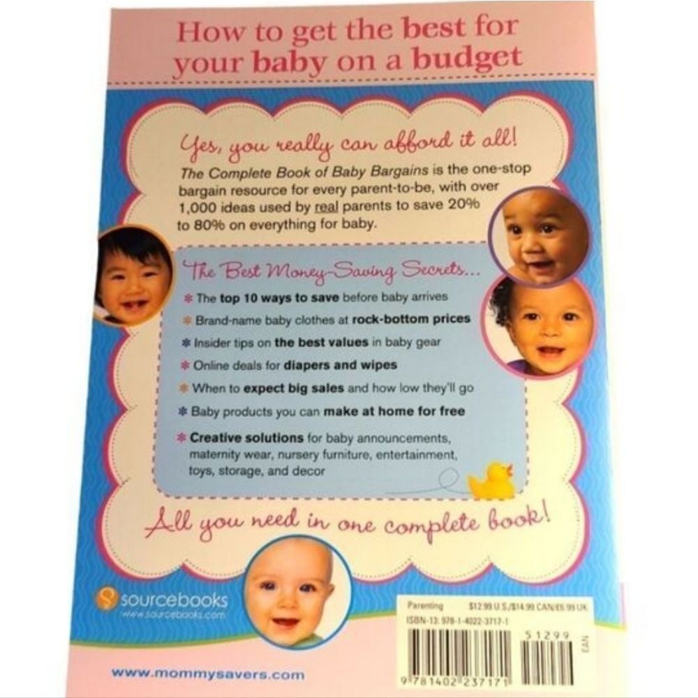 THE COMPLETE BOOK OF BABY BARGAINS Baby On A Budget Paperback NWT - Picture 3 of 13